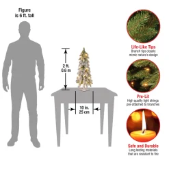 Pre-Lit Christmas Trees*Sand & Stable 24