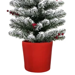 Pre-Lit Christmas Trees*The Twillery Co. 5' White Fir Artificial Christmas Tree With 70 White Lights