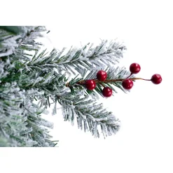 Pre-Lit Christmas Trees*The Twillery Co. 5' White Fir Artificial Christmas Tree With 70 White Lights