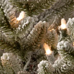 Pre-Lit Christmas Trees*The Holiday Aisle 2.5' White Fir Artificial Christmas Tree With 35 White Lights