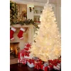 Pre-Lit Christmas Trees*The Holiday Aisle 7' White Fir Christmas Tree With 350 Led Lights