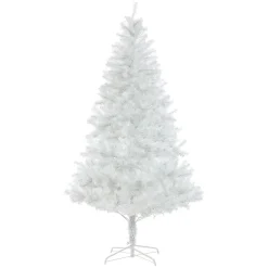 Pre-Lit Christmas Trees*The Holiday Aisle 7' White Fir Christmas Tree With 350 Led Lights