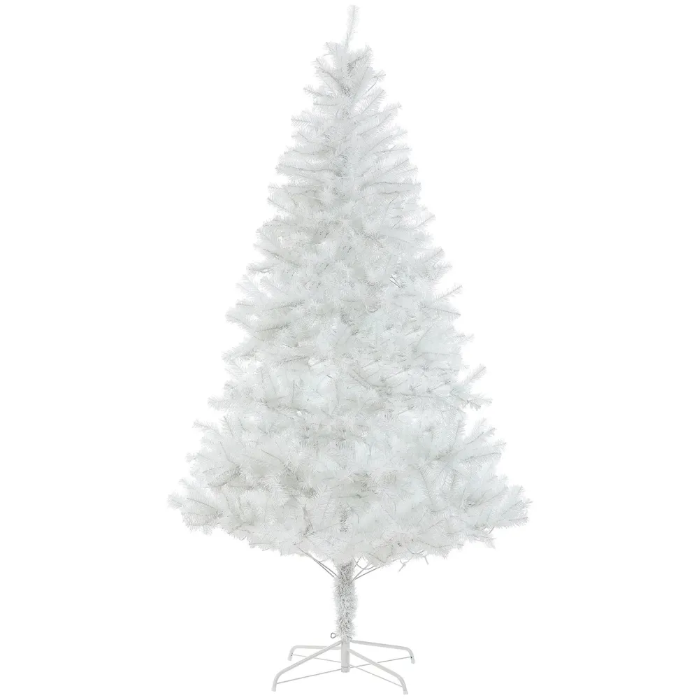 Pre-Lit Christmas Trees*The Holiday Aisle 7' White Fir Christmas Tree With 350 Led Lights