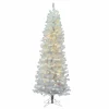 Pre-Lit Christmas Trees*The Holiday Aisle 8.5' White Pine Artificial Christmas Tree With 260 Clear Lights