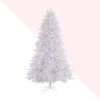 Pre-Lit Christmas Trees*Hashtag Home 7.5' White Pine Artificial Christmas Tree With 650 Led White Lights With Stand