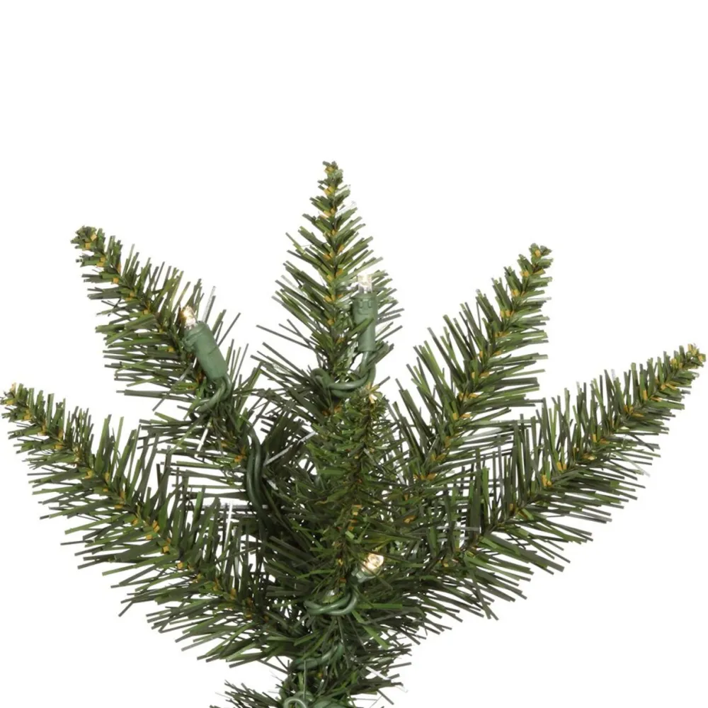 Pre-Lit Christmas Trees*The Holiday Aisle 8.5' White Pine Artificial Christmas Tree With 400 Led White Lights With Stand