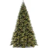 Pre-Lit Christmas Trees*The Holiday Aisle Adrihana 12' Green Artificial Christmas Tree With 1400 Clear/White Lights