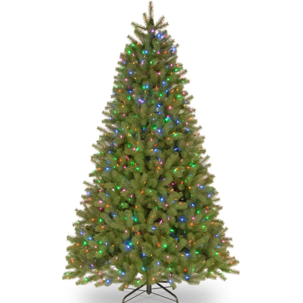 Pre-Lit Christmas Trees*The Holiday Aisle Annaelle 9' Green Artificial Christmas Tree With 1000 Color & Clear Lights