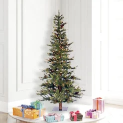 Pre-Lit Christmas Trees*The Holiday Aisle Ashland 5' Green Fir Artificial Christmas Tree With 300 White Lights