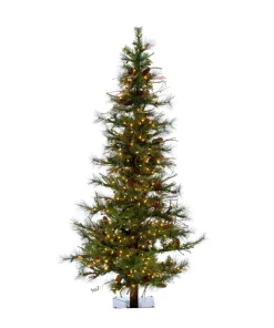 Pre-Lit Christmas Trees*The Holiday Aisle Ashland 5' Green Fir Artificial Christmas Tree With 300 White Lights