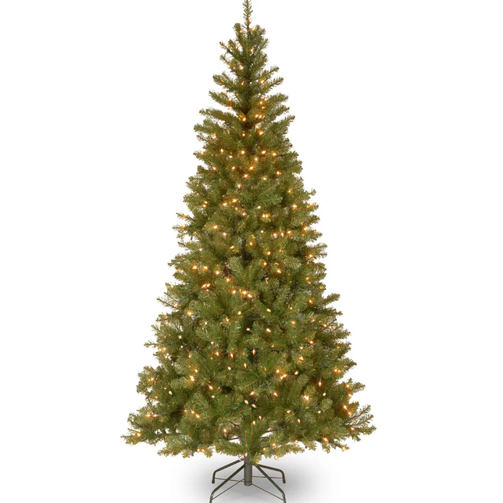 Pre-Lit Christmas Trees*The Holiday Aisle Aspen Spruce 6.5' Green Spruce Artificial Christmas Tree With 350 Clear/White Lights