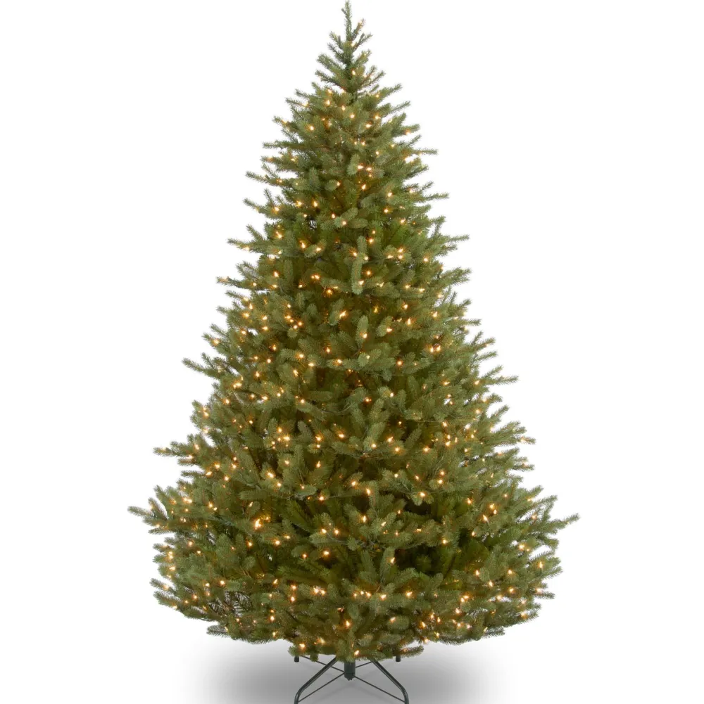 Pre-Lit Christmas Trees*The Holiday Aisle Atlanta Spruce 7.5' Extra Full Green Artificial Fir Christmas Tree With 850 Incandescent Steady/Constant Lights