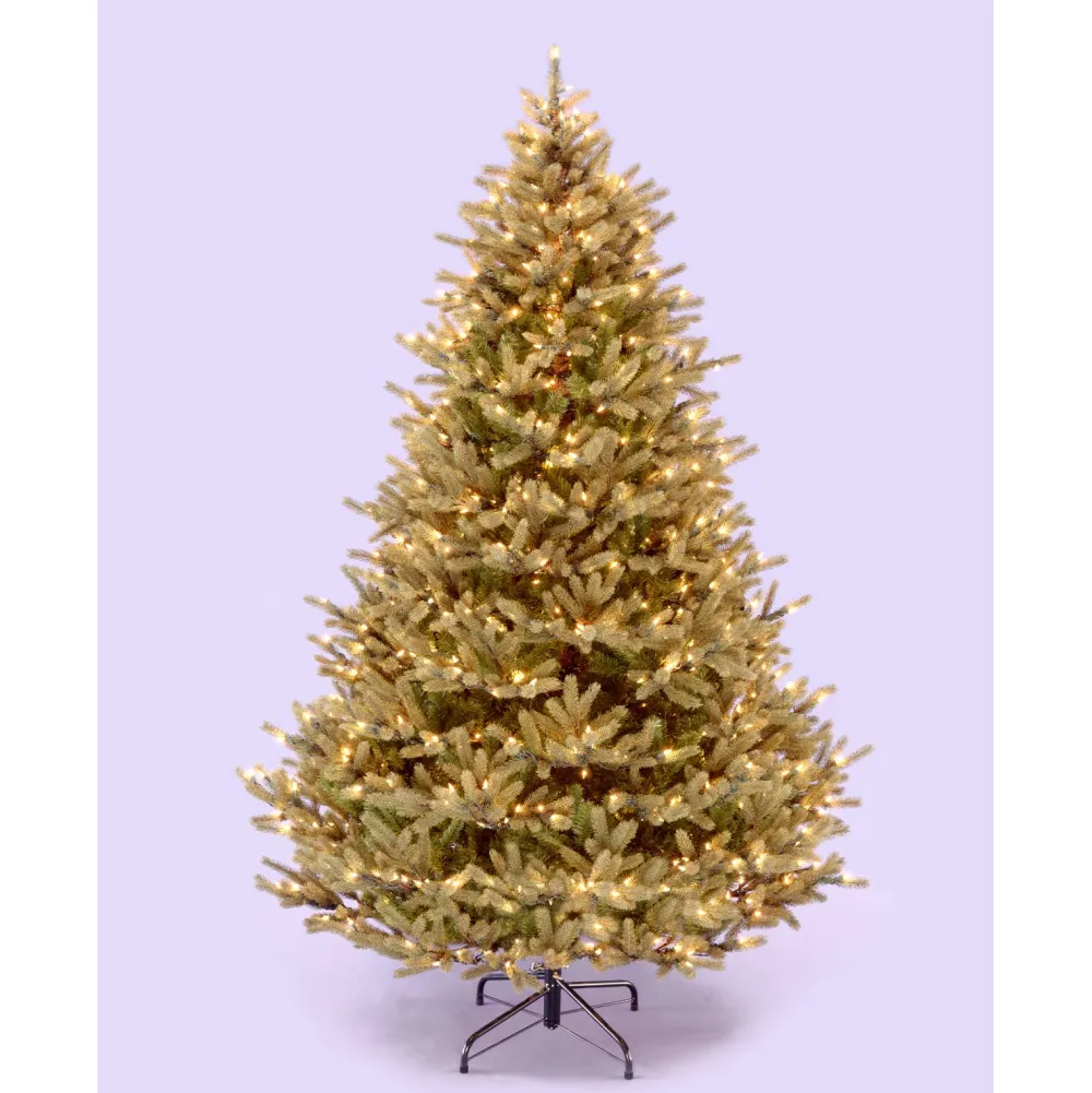 Pre-Lit Christmas Trees*The Holiday Aisle Atlanta Spruce 7.5' Extra Full Green Artificial Fir Christmas Tree With 850 Incandescent Steady/Constant Lights