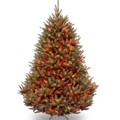 Pre-Lit Christmas Trees*Red Barrel Studio Baldrik 6.5' Green Spruce Christmas Tree With 650 Clear/White Lights