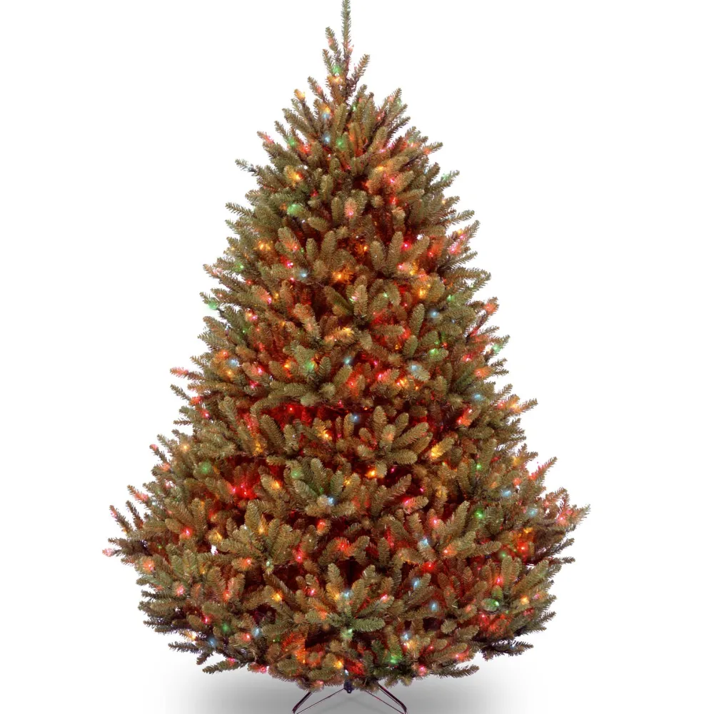 Pre-Lit Christmas Trees*Red Barrel Studio Baldrik 6.5' Green Spruce Christmas Tree With 650 Clear/White Lights