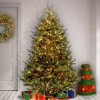Pre-Lit Christmas Trees*Red Barrel Studio Baldrik 9' H Green Spruce Christmas Tree With 1200 Lights Led