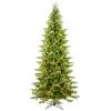 Pre-Lit Christmas Trees*The Holiday Aisle Balsam Spruce Slim Artificial Christmas Tree With 3Mm Lights