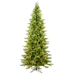 Pre-Lit Christmas Trees*The Holiday Aisle Balsam Spruce Slim Artificial Christmas Tree With 3Mm Lights