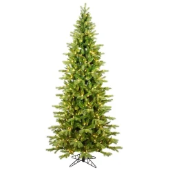 Pre-Lit Christmas Trees*The Holiday Aisle Balsam Spruce Slim Artificial Christmas Tree With 3Mm Lights