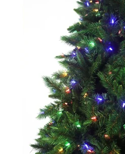 Pre-Lit Christmas Trees*The Holiday Aisle Brunswick Lighted Artificial Spruce Christmas Tree - Stand Included