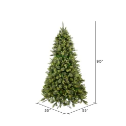 Pre-Lit Christmas Trees*The Holiday Aisle Cashmere Pine Artificial Christmas Tree Potted