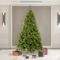Pre-Lit Christmas Trees*The Holiday Aisle Cashmere Pine Slim Artificial Christmas Tree