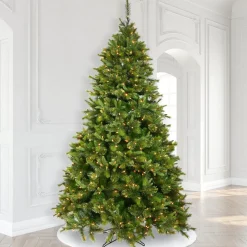 Pre-Lit Christmas Trees*The Holiday Aisle Cashmere Pine Slim Artificial Christmas Tree