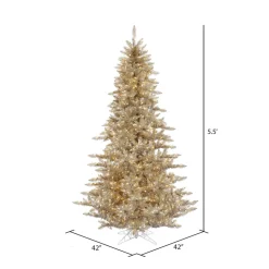 Pre-Lit Christmas Trees*The Holiday Aisle Champagne Fir Artificial Christmas Tree