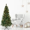 Pre-Lit Christmas Trees*The Holiday Aisle Douglas 6' Green Fir Artificial Christmas Tree With 150 Clear/White Lights
