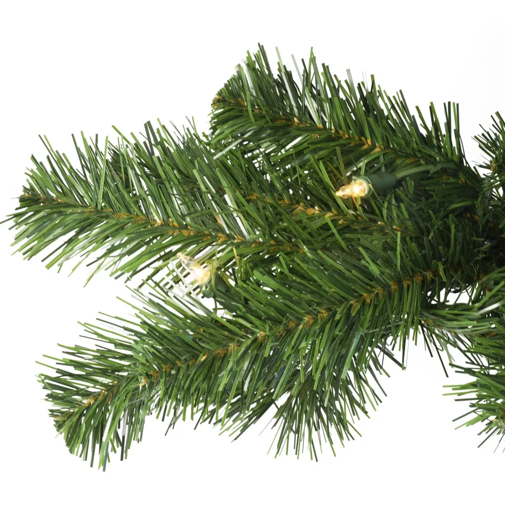 Pre-Lit Christmas Trees*The Holiday Aisle Douglas 6' Green Fir Artificial Christmas Tree With 150 Clear/White Lights