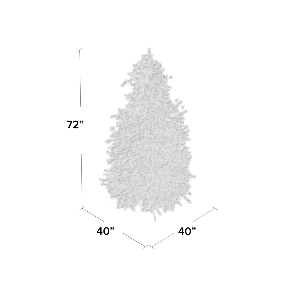 Pre-Lit Christmas Trees*The Holiday Aisle Douglas 6' Green Fir Artificial Christmas Tree With 150 Clear/White Lights