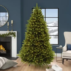 Pre-Lit Christmas Trees*Three Posts Downswept Douglas Green Realistic Artifcial Fir Cashmere Christmas Tree