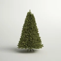 Pre-Lit Christmas Trees*Three Posts Downswept Douglas Green Realistic Artifcial Fir Cashmere Christmas Tree