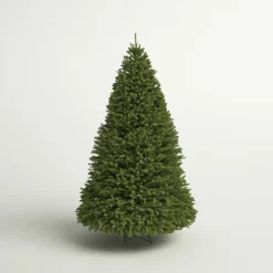 Pre-Lit Christmas Trees*Gracie Oaks Dunhill Fir 10' H Green Christmas Tree With 1200 Led Lights