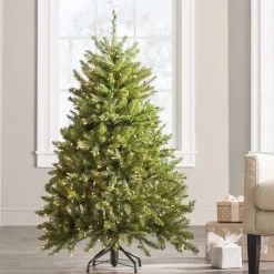 Pre-Lit Christmas Trees*The Holiday Aisle Dunhill Fir Lighted Artificial Fir Christmas Tree