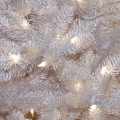 Pre-Lit Christmas Trees*Mercury Row Dunhill White Fir Christmas Tree With Lights