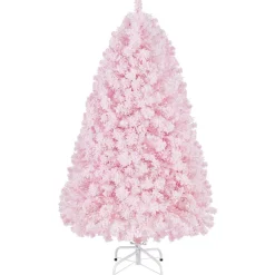 Pre-Lit Christmas Trees*The Holiday Aisle Easy Set-Up Lighted Artificial Spruce Christmas Tree - Stand Included