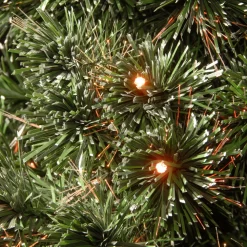 Pre-Lit Christmas Trees*The Holiday Aisle Fiber Optic 2.67' H Extra Full Green Pvc Pine Christmas Tree Fiber Optic Color Changing/Combination Lights