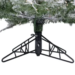 Pre-Lit Christmas Trees*The Holiday Aisle Flocked Sierra 12' White Fir Artificial Christmas Tree With 1850 Led White Lights With Stand