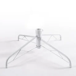 Pre-Lit Christmas Trees*Martha Stewart Flocked White Spruce Artificial Christmas Tree With Clear/White Lights