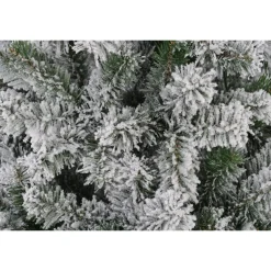 Pre-Lit Christmas Trees*The Holiday Aisle 7Ft Prelit Flocked Tree With Dual Lights