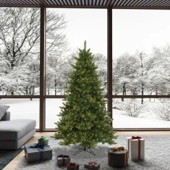 Pre-Lit Christmas Trees*Andover Mills Galarza Artificial Christmas Tree