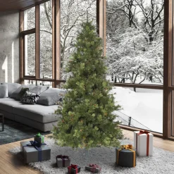 Pre-Lit Christmas Trees*Andover Mills Galarza Mixed Country Pine Artificial Christmas Tree