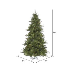 Pre-Lit Christmas Trees*Andover Mills Galarza Mixed Country Pine Artificial Christmas Tree