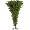 Pre-Lit Christmas Trees*The Holiday Aisle Green American Upside Down Artificial Unique Tree