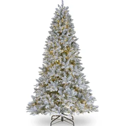 Pre-Lit Christmas Trees*Greyleigh Green Artificial Fir Christmas Tree With 750 Clear/White Lights With Stand