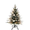 Pre-Lit Christmas Trees*Kurt Adler Green Artificial Pine Flocked/Frosted Christmas Tree