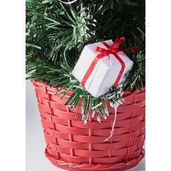 Pre-Lit Christmas Trees*The Holiday Aisle Green Fir Artificial Christmas Tree With 20 Clear Lights