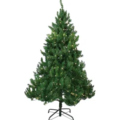 Pre-Lit Christmas Trees*The Holiday Aisle Green Fir Christmas Tree With Led Lights