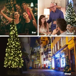 Pre-Lit Christmas Trees*The Holiday Aisle Green Pine Artificial Christmas Tree